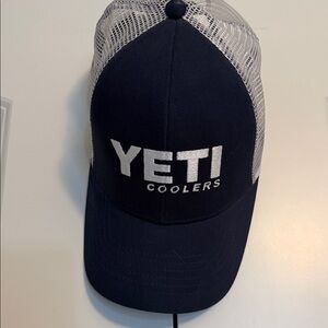 YETI Dark Blue and White Mesh Cap